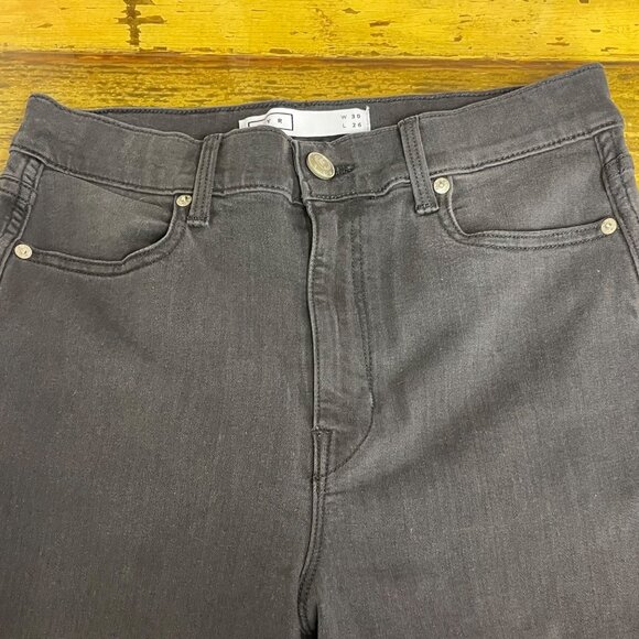 AYR The Riser High Rise Skinny Jeans Black Sz 30x26 - Picture 3 of 7